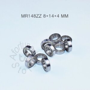 MR148ZZ 8*14*4(mm) 10piece free shipping ABEC-5 bearing Metal Sealed Miniature Mini Bearing MR148 MR148ZZ chrome steel bearings