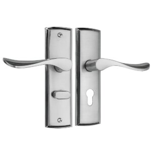 Mechanical Door Lock Set Aluminum Alloy Handle Deadbolt Latch Locks Interior Lockset Kit Home Office Security Door Hardware