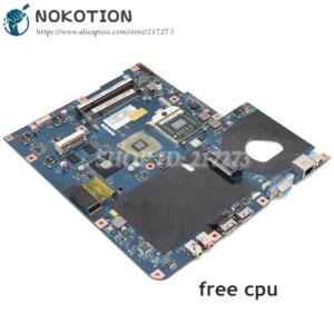 NOKOTION NDWG2 LA-5992P NBN9602001 NB.N9602.001 For Acer aspire 5541 5541g G630 G630G laptop motherboard HD 4500 DDR2 free CPU