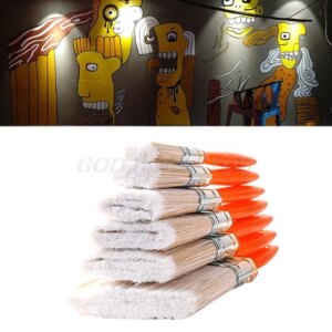 New House Decorative Paint Brush Acrylic Oil Wooden Building Painting Household Tool Wall Decoration Cleaning Brushes 1-4 inch