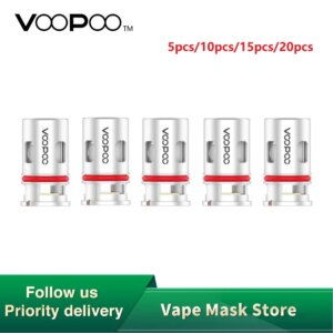 Original 5pcs 20pcs VOOPOO PnP-VM1 Mesh Coil for VOOPOO VINCI R / VINCI Mod Pod Kit 0.3ohm PnP-VM1 Mesh Coil E-cig Vape Coil