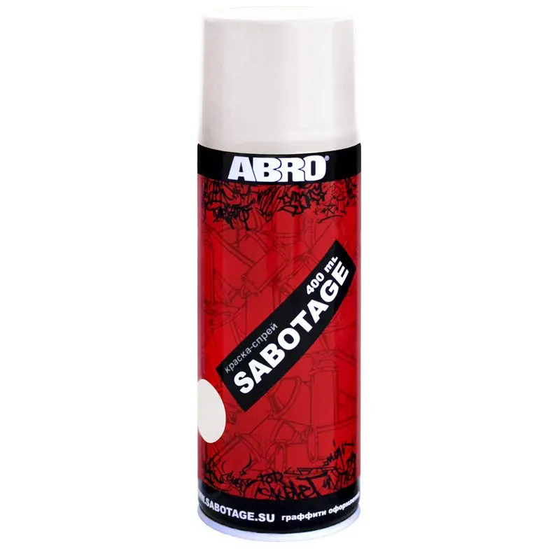 Paint spray sabotage 130 (white mother of pearl) Abro Masters