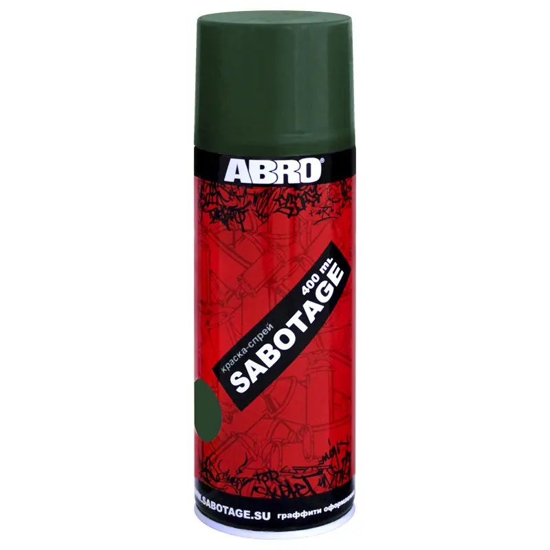 Paint spray sabotage 61 (black and green) Abro Masters