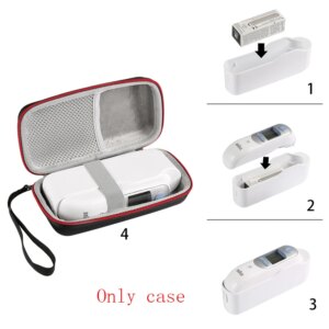Portable Thermometer Case for Braun ThermoScan 7 IRT6520 Carrying Storage Handle Bag Protective Protector (Only case)