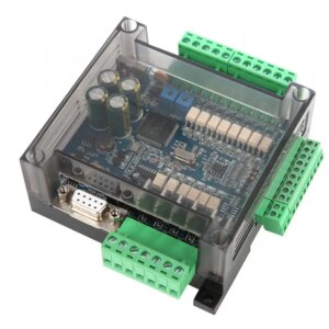 Programmable Logic Controller Industrial Control Board FX3U-14MT Analog 6AD+2DA 24V 1A