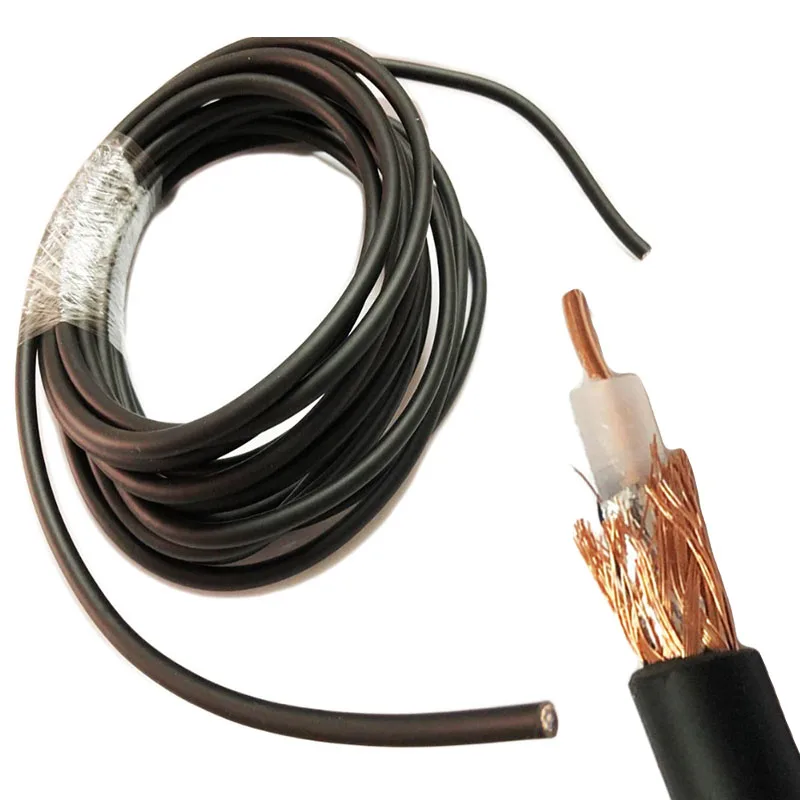 RG58 50-3 RF coaxial cable RG-58 RG58 cable Wires 50ohm 5m 10m 20m 30m 50m