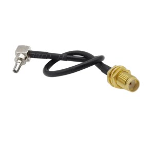 SMA Female Socket to CRC9 Male Plug Right Angle RG174 RF Coaxial Pigtail External Antenna Cable Adapter for HUAWEI 3G Modem