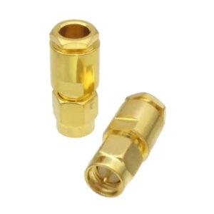 SMA male Plug clamp RG58 RG142 LMR195 RG400 Cable RF connector
