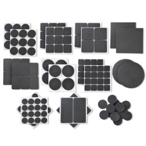 Self Adhesive Non-slip Mat Sticky Pads Anti Slip Rubber Furniture Leg Feet Rug Felt Pads Cover Table Feet Furniture Pads
