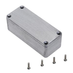 Silver Aluminium Enclosure Case Electronic Diecast Stompbox Project Box 1590A 92.2*38*31mm Project Instrument Case
