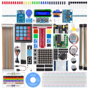 SunFounder Raspberry Pi Starter Kit for Raspberry Pi 4B 3B+, 30 Projects with Tutorials Support Python C
