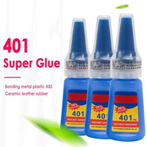 Super Glue Stronger 20g Bottle 401 Rapid Fix Handmade Adhesive Quick Dry Quick Sol Ceramic Glass Glue DIY Craft Tool pegamento