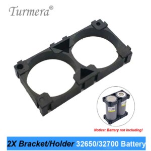 Turmera 32650 32700 2x Battery Bracket Cell Safety Anti Vibration Plastic Brackets For 32650 32700 battery pack 10pieces Turmera