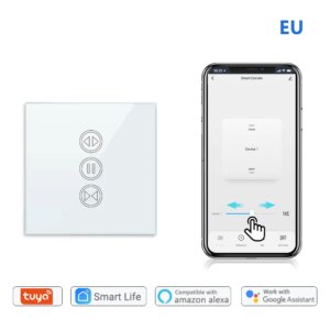 Tuya Smart Life WiFi Curtain Switch for Blinds Roller Shutter Google Home Alexa Echo Voice Control DIY Smart Home Timer open