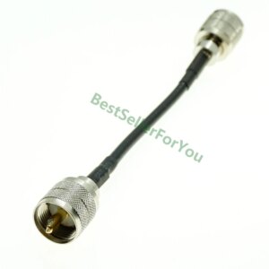 UHF Male to UHF Male PL259 PL-259 Plug CONNECTOR RF Pigtail Jumper RG58 Cable