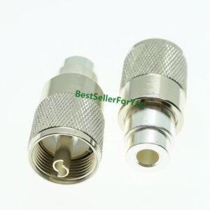 UHF male PL259 solder connector for RG58 RG400 RG142+Reducer for RG8 RG213 RG9913 LMR400