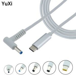 USB Type C to DC 4.5*3.0 7.9*5.5 7.4*5.0 5.5*2.1/ 2.5 4.0*1.35 3.0*1.1mm Male Plug Converter USB-C PD Charging Cable Cord