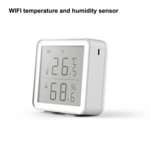 WIFI Digital LCD Thermometer Wireless Smart Temperature And Humidity Sensor Smart Home Intelligent Linkage Sensors Tuya App