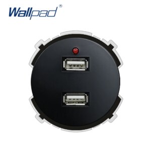 Wallpad 2 USB Charger Wall Socket Function Key Only Electric Wall Power Socket Electrical Outlets 5V 2400MA