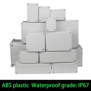 Waterproof Plastic Enclosure Box Electronic ip67 Project Instrument Case Electrical Project Box ABS Outdoor Junction Box Housing