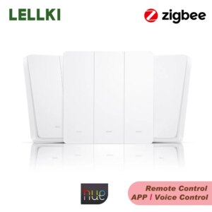 ZigBee Smart Light Switch 10A EU Wall Button Switches Wireless Remote Control Smart Home Works Hue Alexa