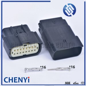 1 set 16 Pin 33472-1601 33482-1601 Headlight Socket Automotive Lamp Light Connector For Ford Focus Mondeo EDGE Fiesta 33472-1740