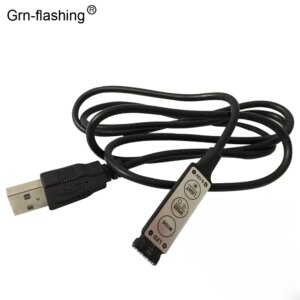 1M USB cable Power wire for usb rgb LED Strip Light DC5V