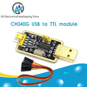 1PCS CH340 module instead of PL2303 , CH340G RS232 to TTL module upgrade USB to serial port in nine Brush small plates