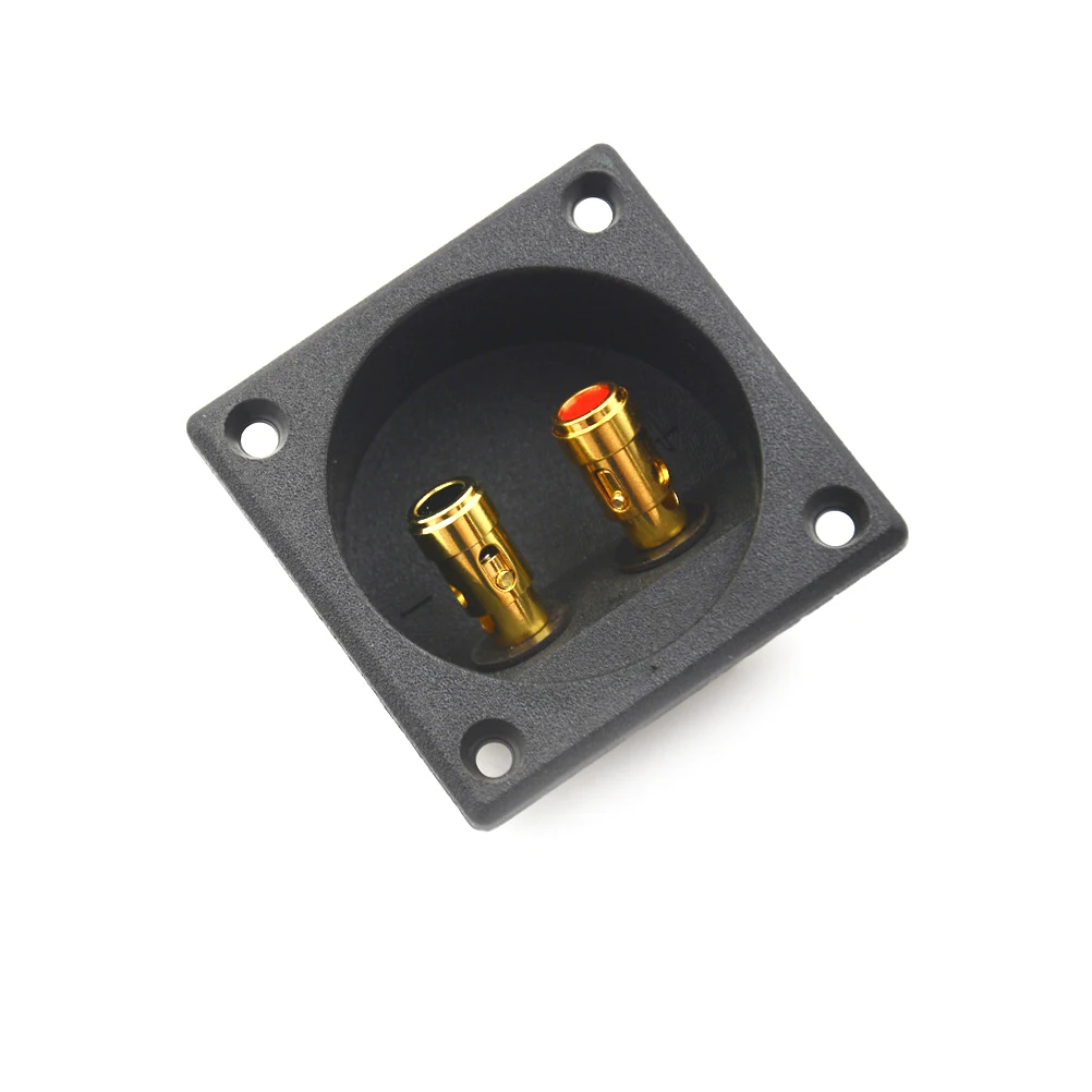 1pcs 57 x 57 x 25mm Round Cup Subwoofer Plug Car Stereo Speaker Box Terminal Connector