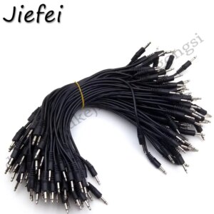 8pcs 20cm 30cm 50cm 100cm Nickel 3.5mm 1/8" Male Mini Plug To Male Monaural Mono Audio Extension Cable