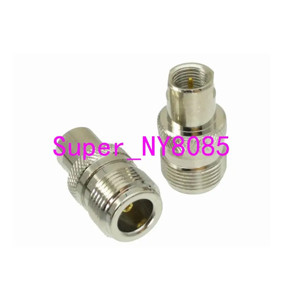 Adapter N female jack to FME plug male RF connector straight F/M