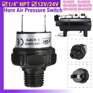 Air Compressor Pressure Control Switch Valve Heavy Duty 70-100PSI 170-200 PSI 120-150PSI 90-120PSI 150-180PSI 125-200PSI