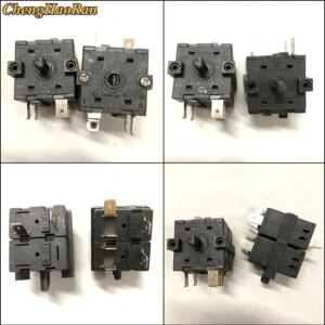 ChengHaoRan 1pcs New FZ31-9 Selector Switch Cycle Gear Double-Layer 8pin 6 Gear Rotary Switch 16A 250VAC