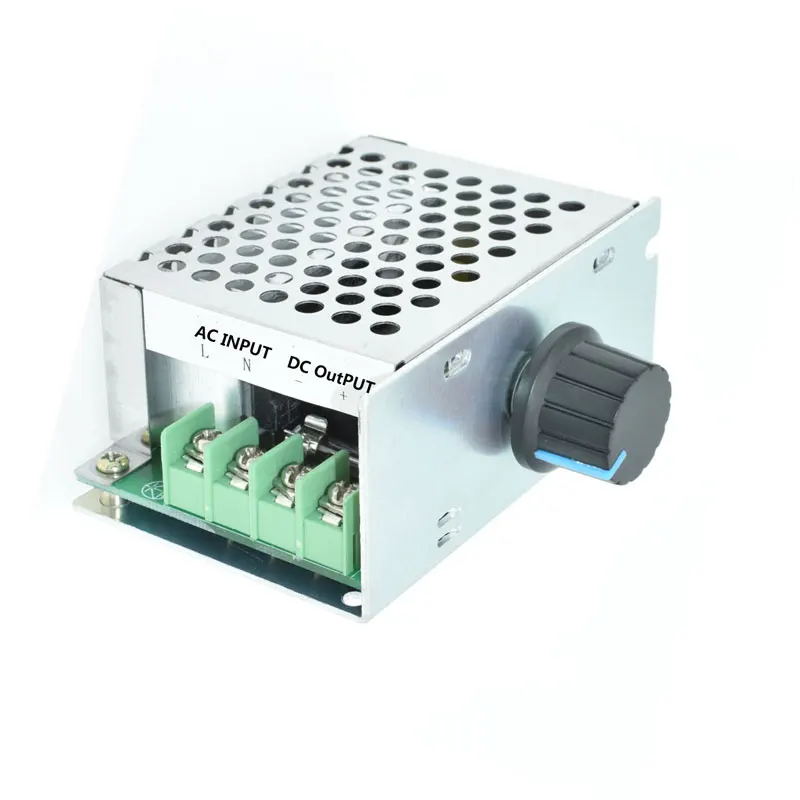 Input AC 220V output DC 10-210V PWM Controller Brush 220V DC motor speed regulator