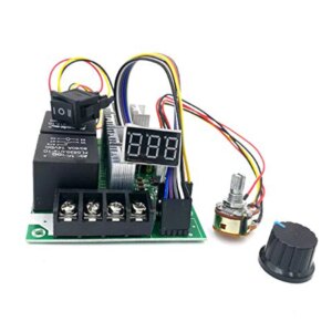 PWM speed controller DC motor Digital display 0~100% adjustable drive module Input MAX60A 12V 24V