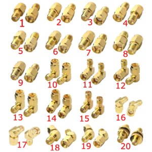 RF Coaxial Coax SMA Adapter Kit SMA Male Female WiFi Antenna Extension Connector