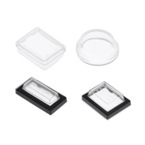 uxcell 10-20pcs Waterproof Case Switch Covers Caps Protector Clear Silicone for Boat Rocker Switch 24x17x8mm 37x30x14mm