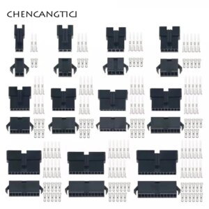 10/20 Sets SM 2/3/4/5/6/7/8/9/10/11/12 Pin 2.54 Pitch Female Male Wire Connectors Housing With Terminals SM-2P SM-2R JST SM2.54