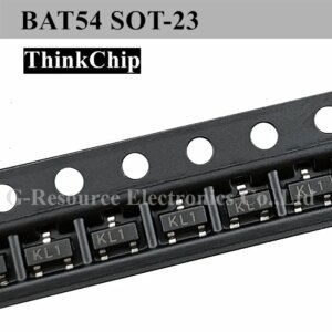 (100 pcs) BAT54 SOT-23 switching planar schottky barrier diode (Marking KL1)