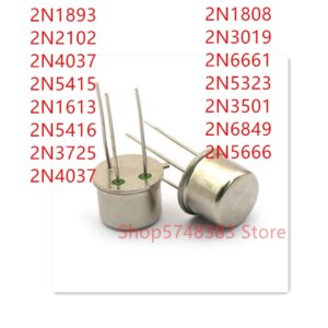 10PCS 2N1893 2N2102 2N4037 2N5415 2N1613 2N5416 2N3725 2N4037 2N1808 2N3019 2N6661 2N5323 2N3501 2N6849 2N5666 TO-39