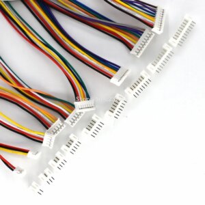 10Sets Mini Micro 2.0 PH Connector Male Female 2/3/4/5/6/7/8/9/10-Pin Plug With Wires Cables Socket 300MM 26AWG PH2.0 New