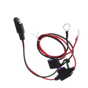 12V Charger Cable for Motorcycle Battery Terminal To SAE Quick Disconnect Cable Motorcycle Battery Output Connector