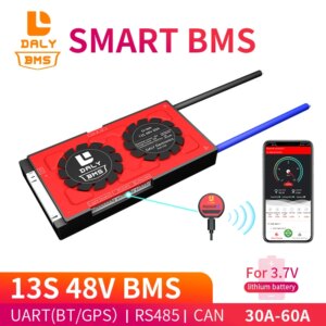 18650 smart BMS 13S 48V 30A 40A 60A Bluetooth 485 to USB device CAN NTC UART software togther Li-on Battery protection Board BMS
