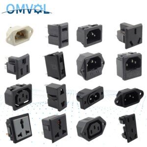 1PC AC Electrical Power socket outlet Connector AC power