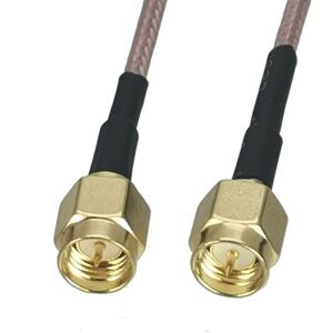 1Pcs RG316 SMA Male Plug to SMA Male Plug Connector RF Coaxial Jumper Pigtail Cable For Radio Antenna 4inch~5M