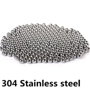 200pcs Stainless Steel Ball Industrial Accessories 1mm 2mm 2.381mm 2.5mm 2.778mm Waterproof Excellent Sliding Performance