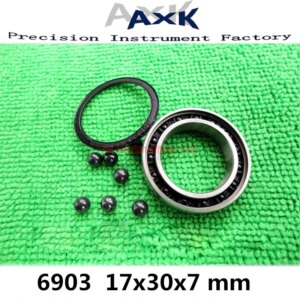 2019 Limited 6903 Hybrid Ceramic Bearing 17x30x7 Mm Abec-1 ( 1 Pc ) Bicycle Bottom Brackets & Spares 6903rs Si3n4 Ball Bearings