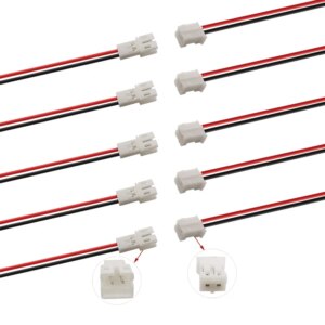 20CM JST PH 2.0 Connector Male Female Plug Jack 2Pin Micro JST Wire Cable JST-PH 2.0mm 2P Male Female Terminals Cable Connectors