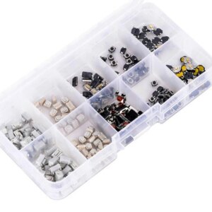 250pcs/box 10 Models Car Remote Control Tablet Micro Switch Key Touch Tactile Push Button Component