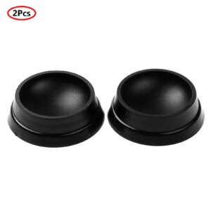 2Pcs Black Non-slip Rubber Chair Wheel Stoppers Baby Bed Baby carriage Caster Wheel Stoppers Floor Surface Protector Pads